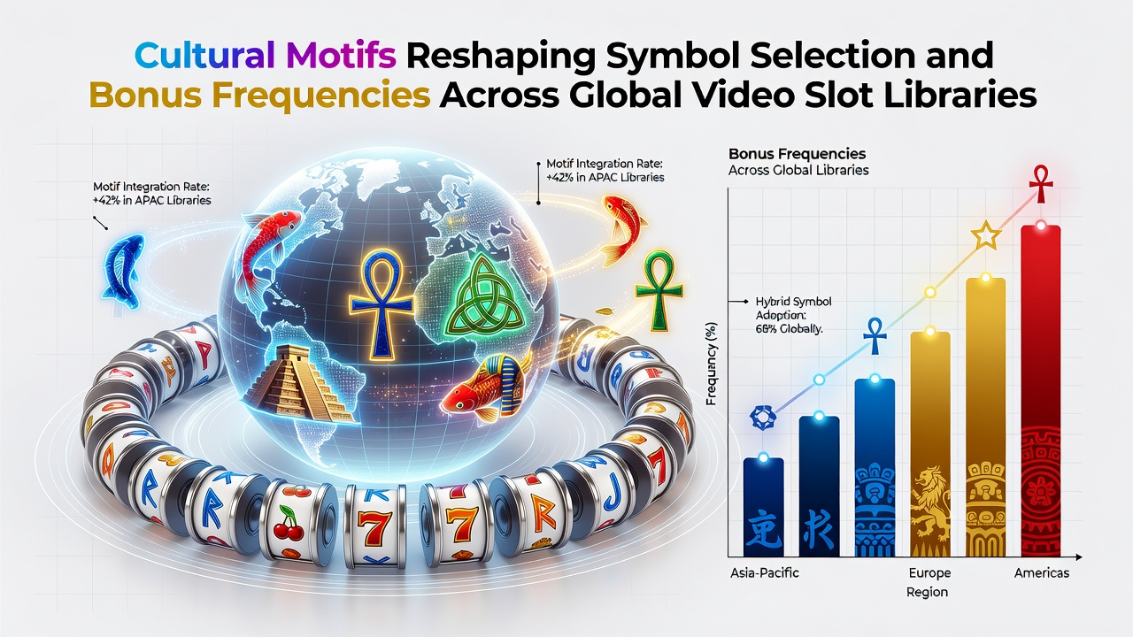 Slot game interface displaying culturally inspired bonus round with regional symbols