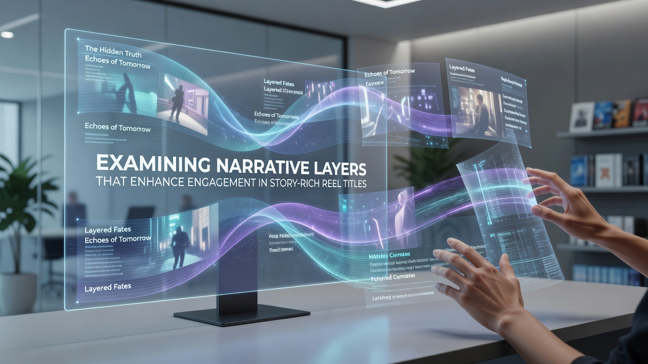 Visual breakdown of narrative layers in a story-rich slot interface showing character arcs and world-building elements