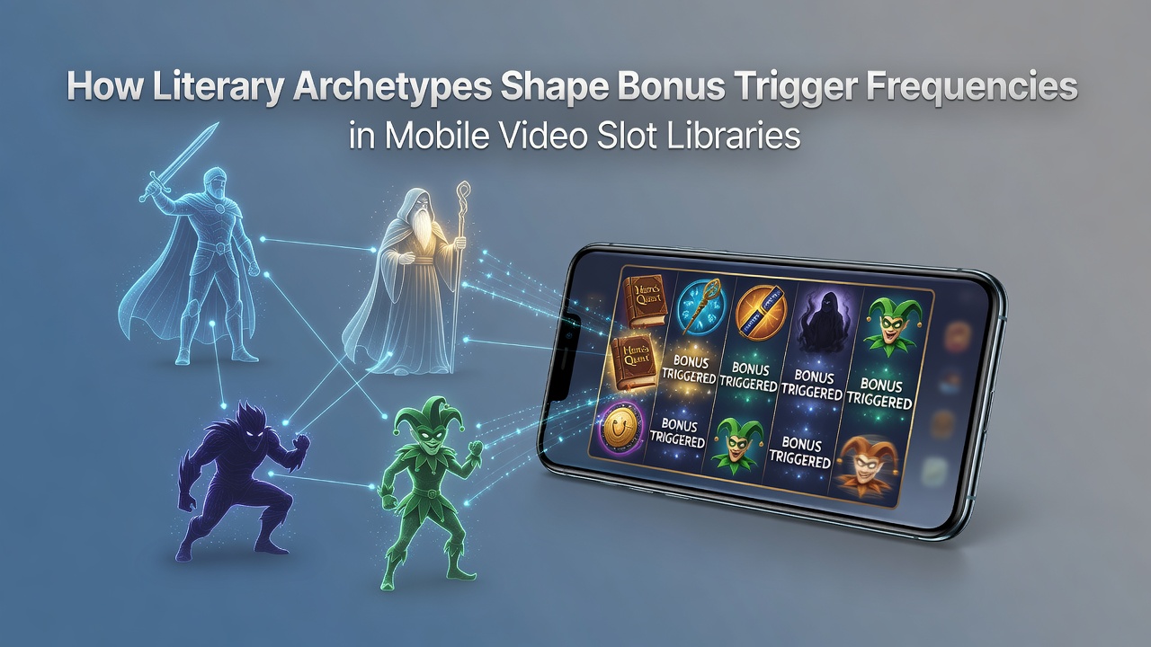 Mobile slot game screen displaying archetypal hero and mentor symbols during bonus activation